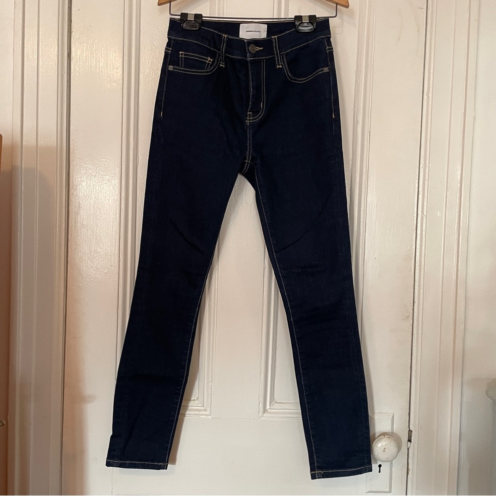Current/Elliott Dark Blue Denim Skinny Jeans SZ 25